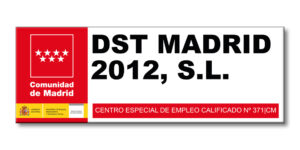 Cartel Centro Especial de Empleo DST Madrid