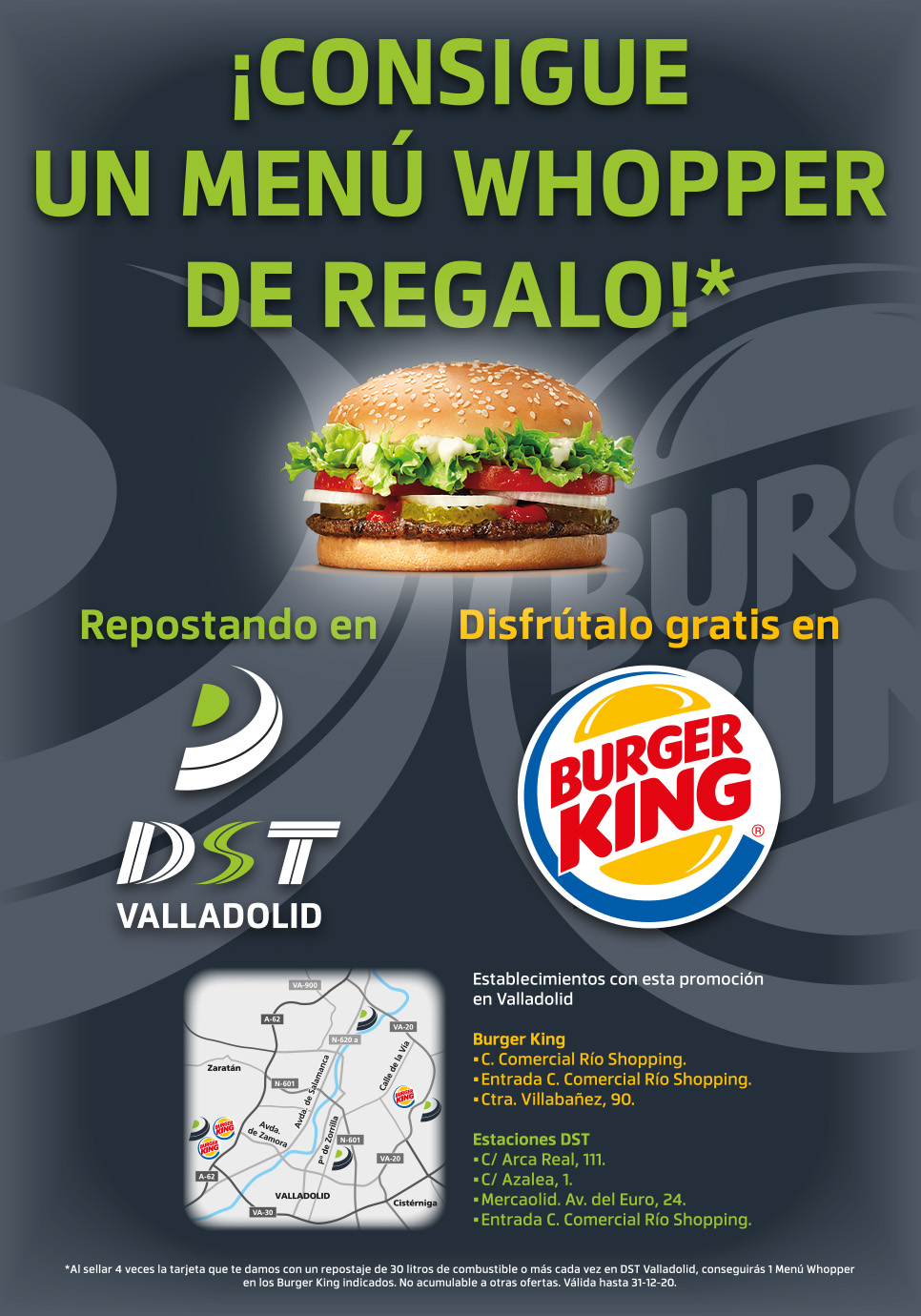 Promoción DST en Burger King Valladolid