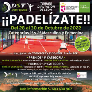 Torneo Pádel Diputación De León Y DST Sport Center