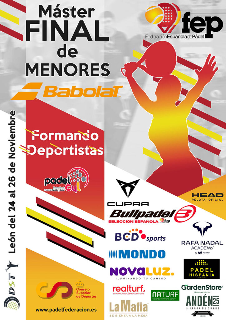 MASTER FINAL DE MENORES 2023. Lleno de emocionantes encuentros en DST Sport Center.